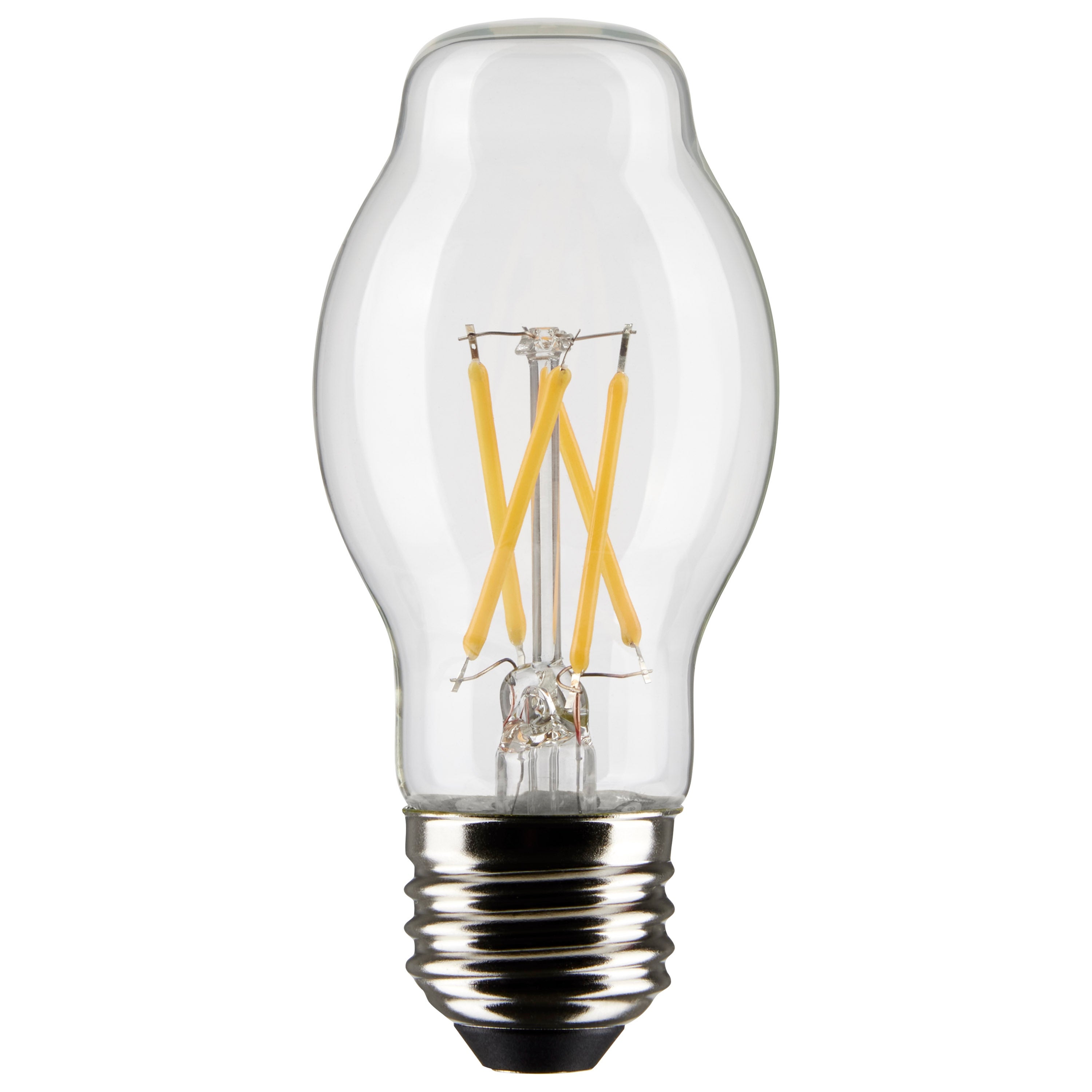5 Watt BT15 LED Clear Medium Base 2700K 450 Lumens 120 Volt 2-Pack - Mycitystee
