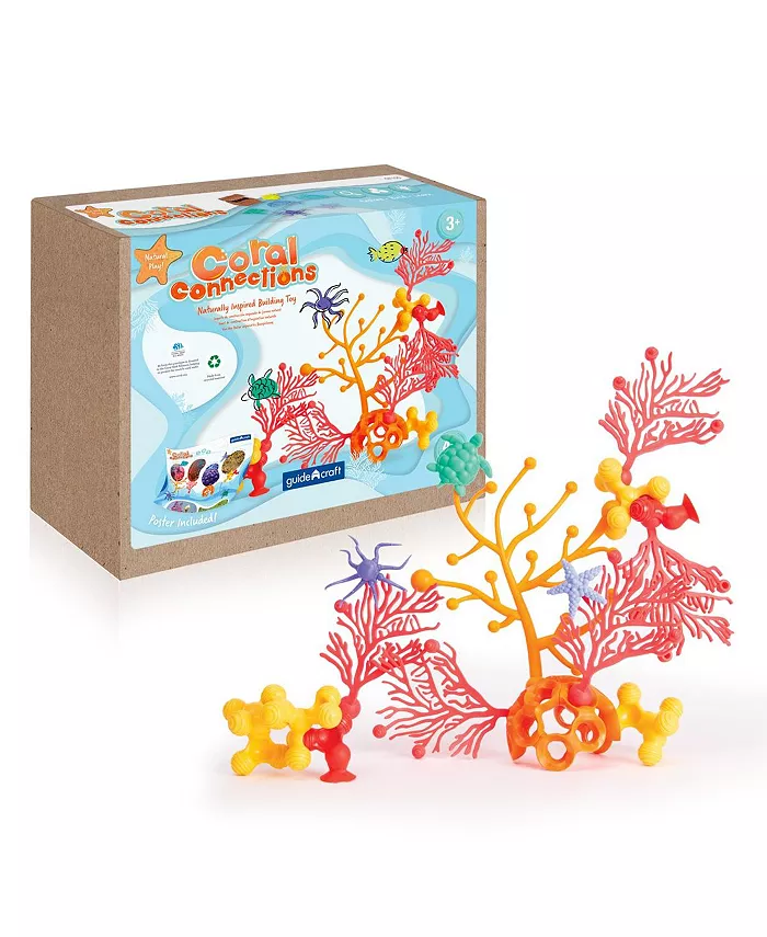 Guidecraft Coral Connection Set - 40 Piece - Mycitystee
