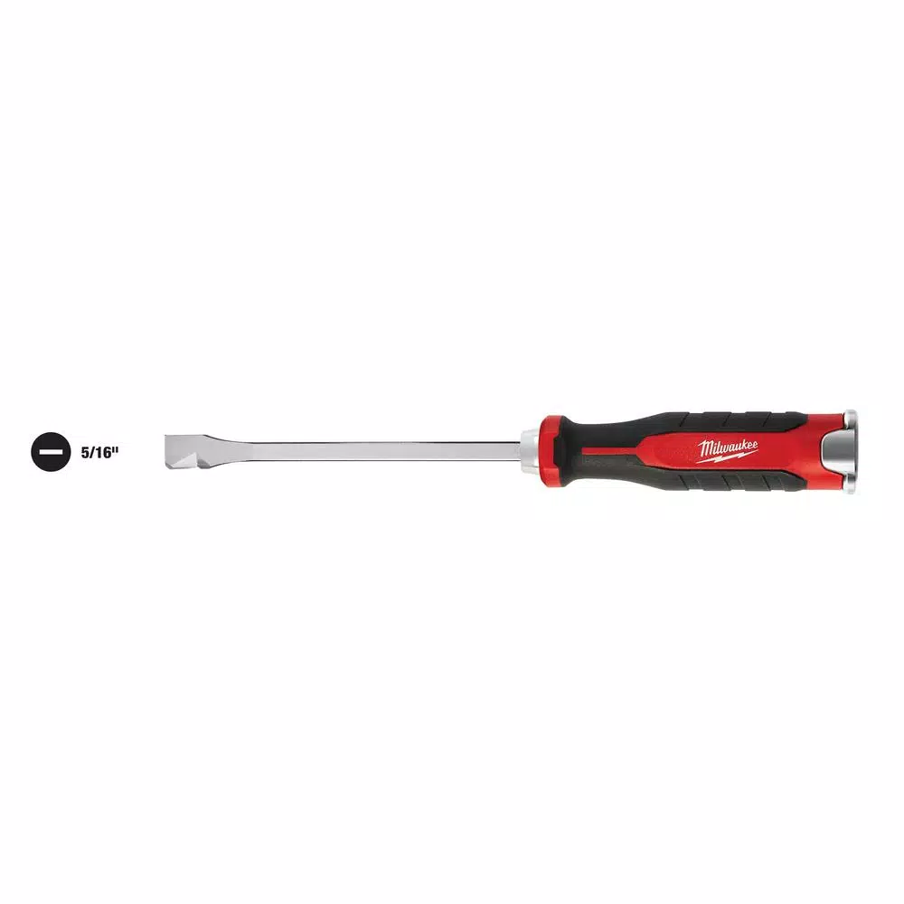 Milwaukee 5/16 in. Slotted 6 in. Demolition Screwdriver and#8211; XDC Depot - Mycitystee