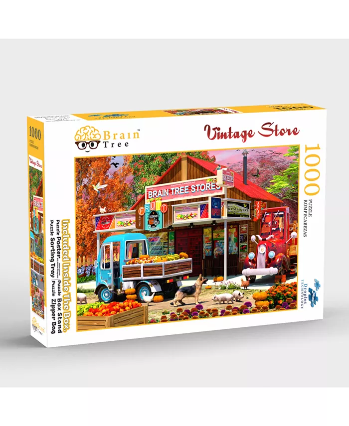 Brain Tree Games Vintage Store 1000 Piece Jigsaw Puzzle - Mycitystee