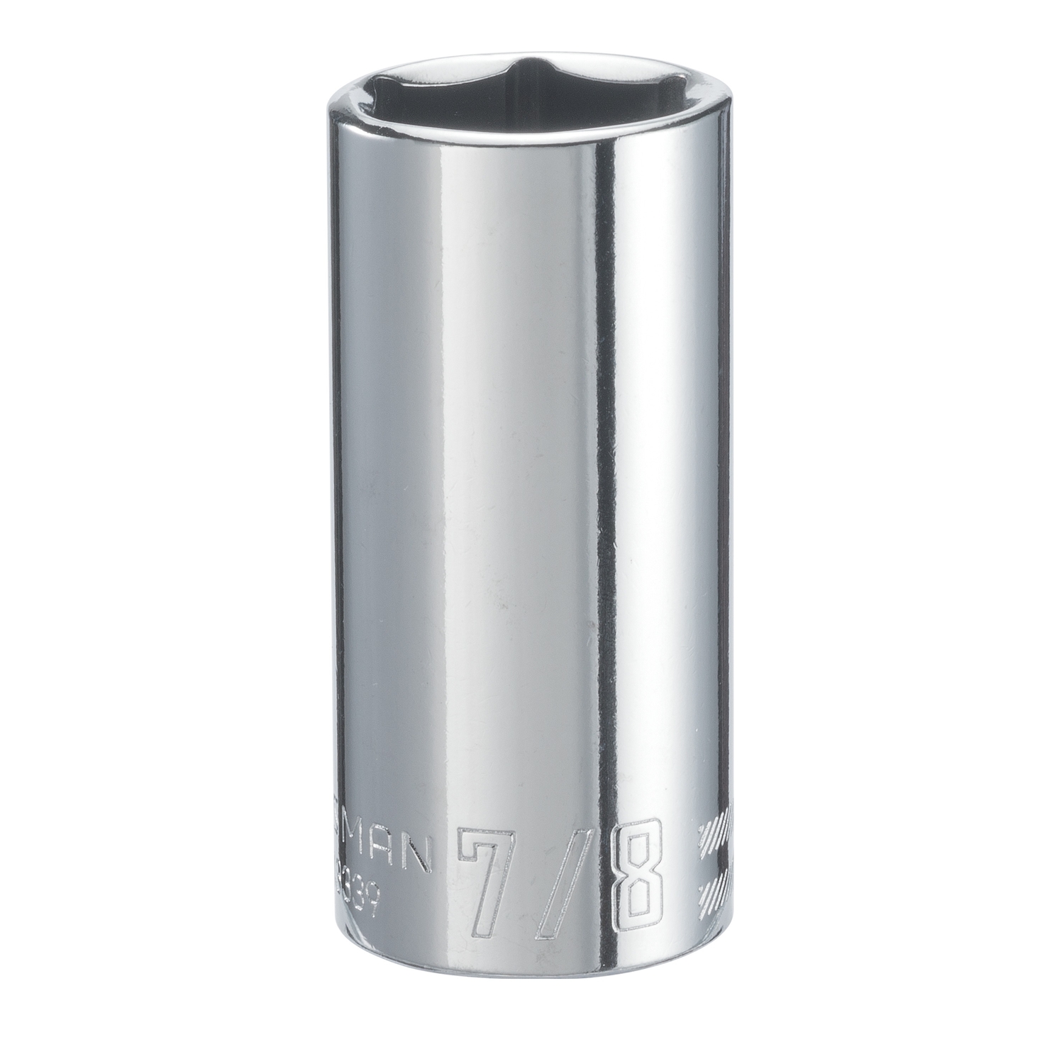 Craftsman 7/8 in. X 3/8 in. drive SAE 6 Point Shallow Socket 1 pc - Mycitystee