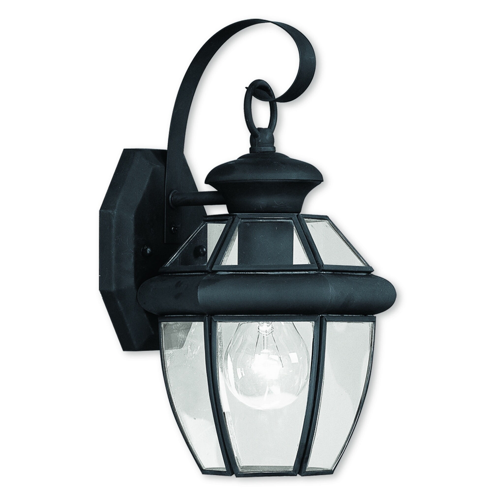 Livex Lighting Monterey Black 1-light Outdoor Wall Lantern - Mycitystee