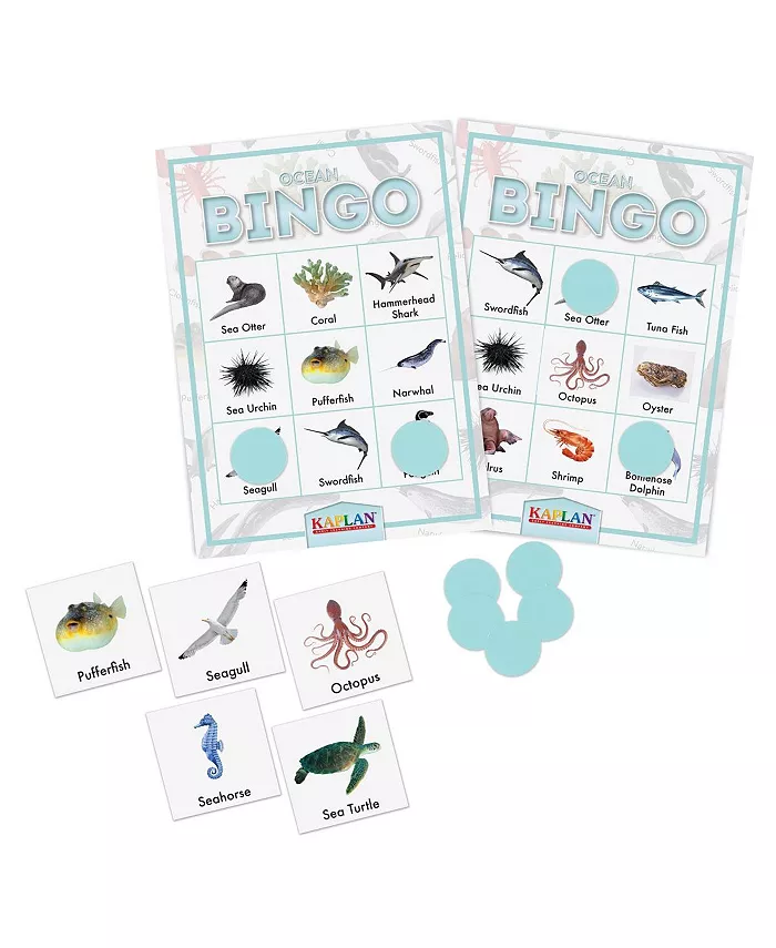 Kaplan Early Learning Ocean Bingo Learning Game - Mycitystee