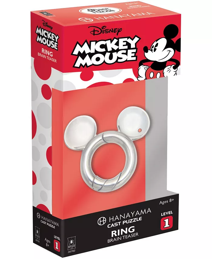 BePuzzled Hanayama Level 1 Cast Puzzle - Disney Mickey Mouse-Ring - Mycitystee