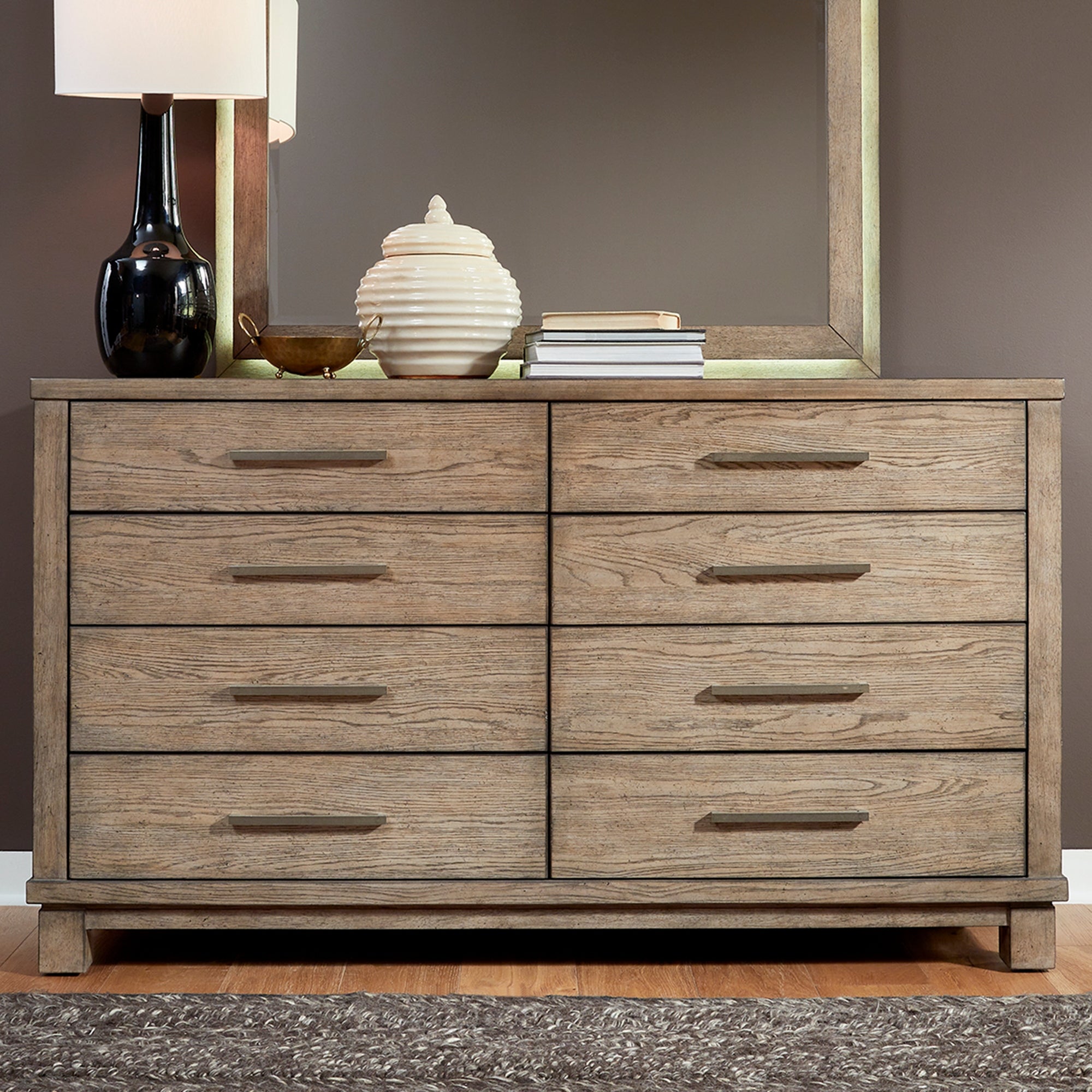 Canyon Road Burnished Beige 8 Drawer Dresser - - 36107948 - Mycitystee