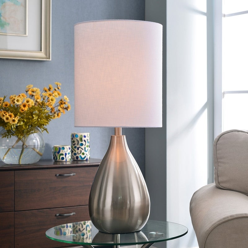 Molson Brushed Steel Table Lamp - Mycitystee