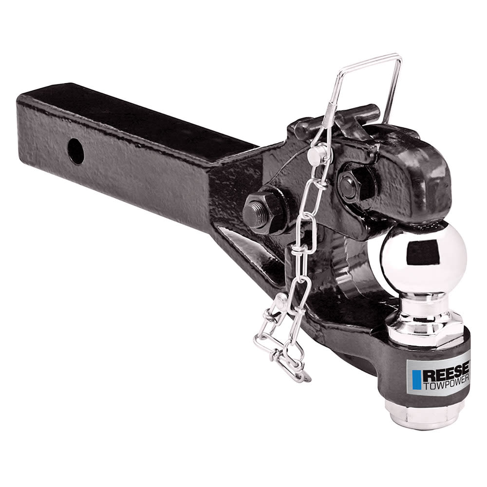 Reese 12000 lbs Combination Pintle Hook Mount with 2 Hitch Ball - Mycitystee