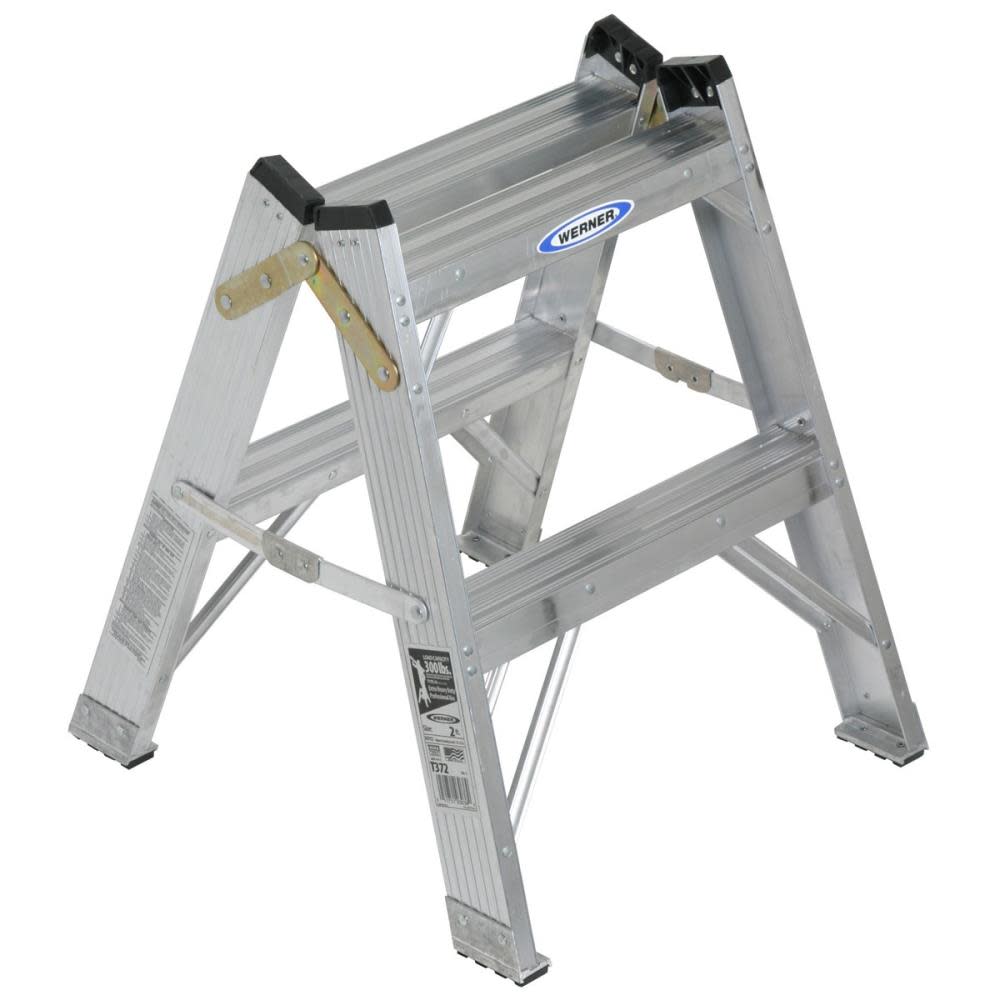 2 Ft. Type IA Aluminum Twin Step Ladder - Mycitystee