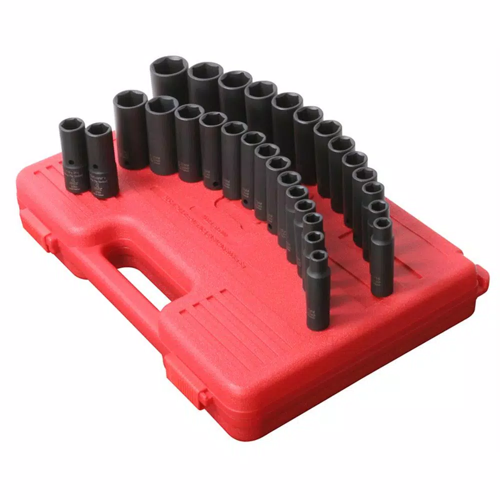 SUNEX TOOLS 1/2 in. Drive Impact Socket Set and#8211; XDC Depot - Mycitystee