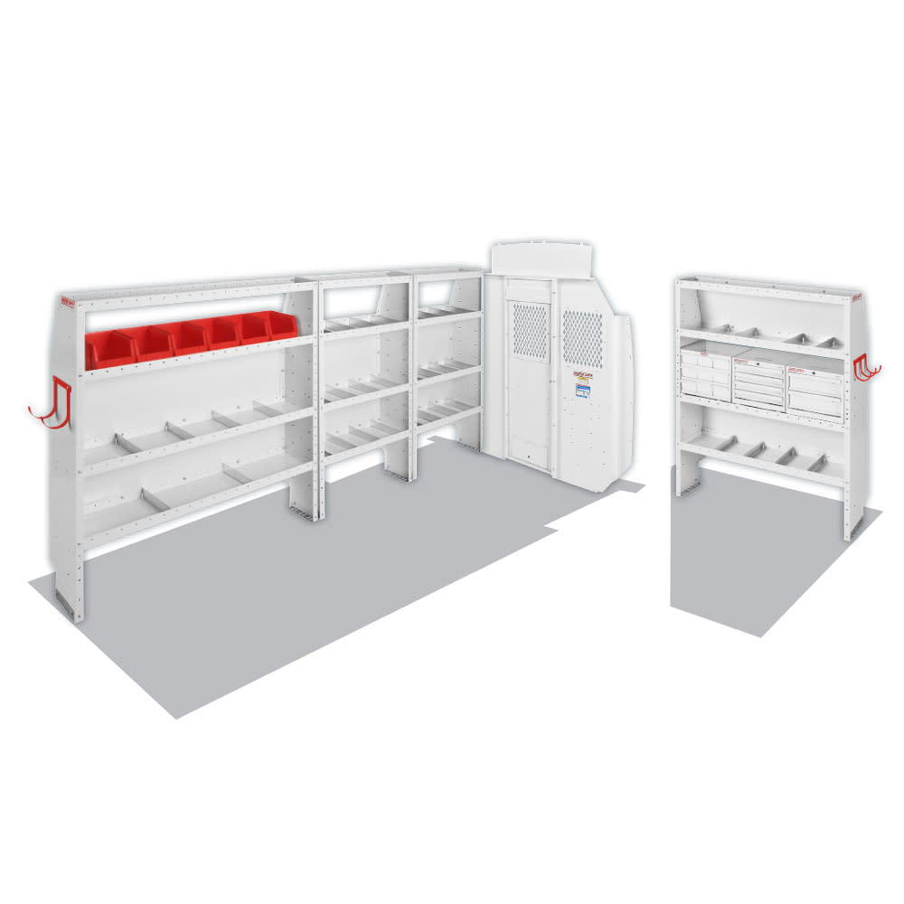 General Contractor Package for High-Roof, 159 Inch Extended Inch Wheel Base RAM ProMaster Vans - Mycitystee