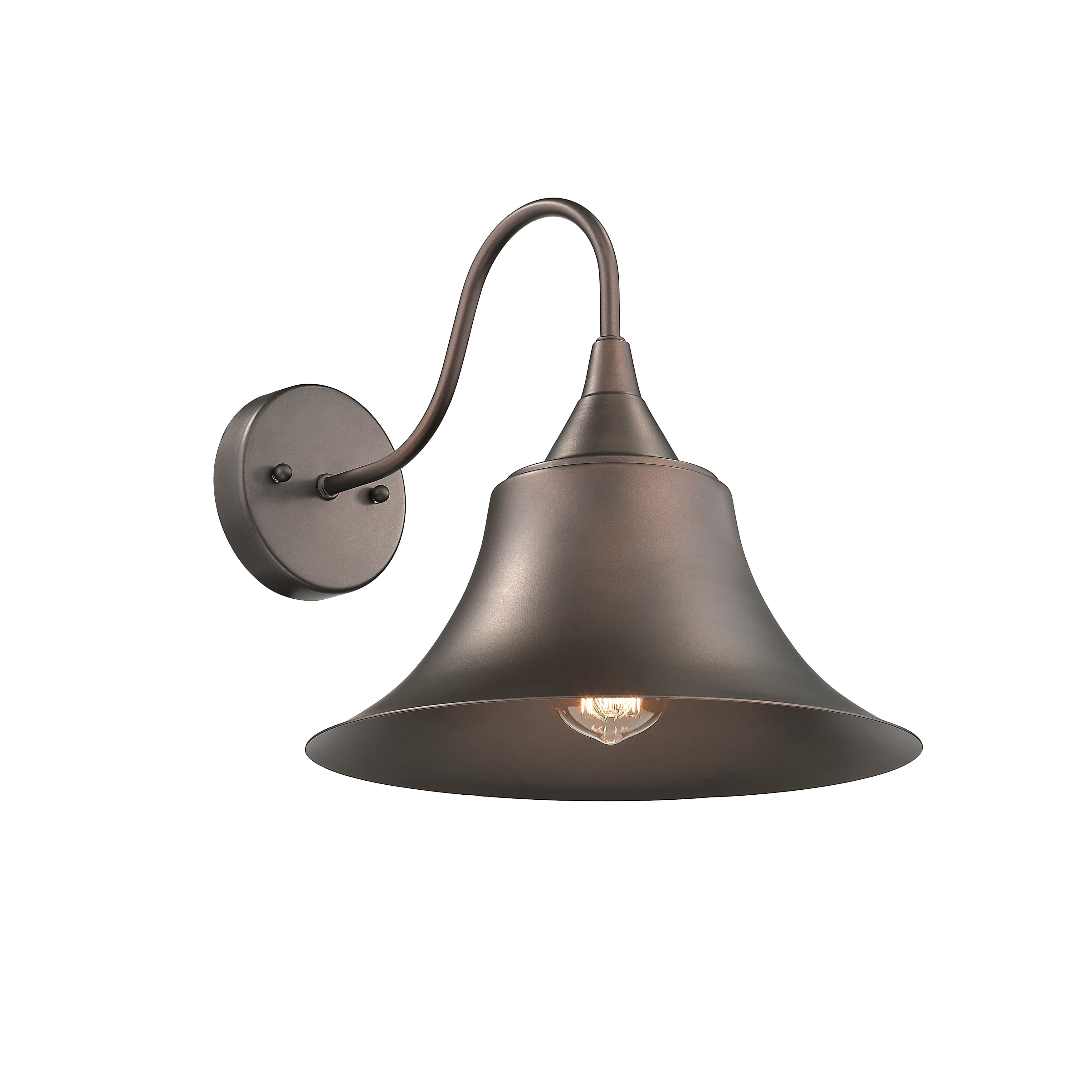 Farmhouse 1-light Oil Rubbed Bronze Wall Sconce - Mycitystee