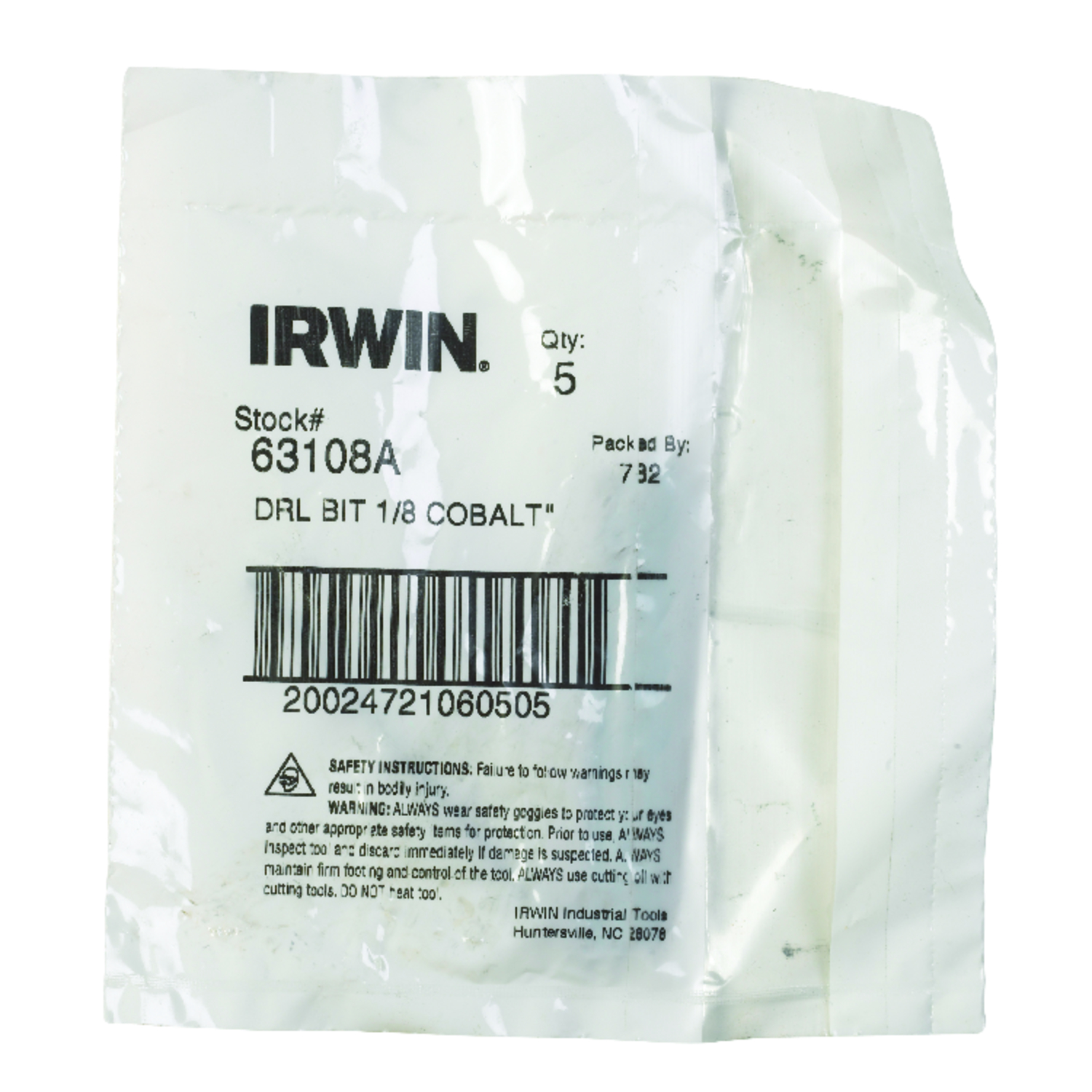 Irwin 1/8 in. X 2-3/4 in. L Cobalt Steel Drill Bit 1 pc - Mycitystee