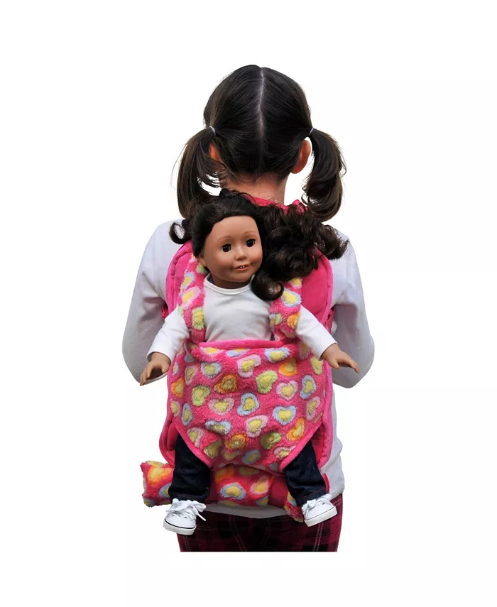 The Queen's Treasures Child's Backpack with Doll Carrier and Doll Sleeping Bag - Mycitystee