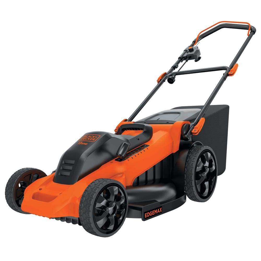 BLACK+DECKER 20 in. 13 AMP Corded Electric Walk Behind Push Lawn Mower MM2000 - Mycitystee