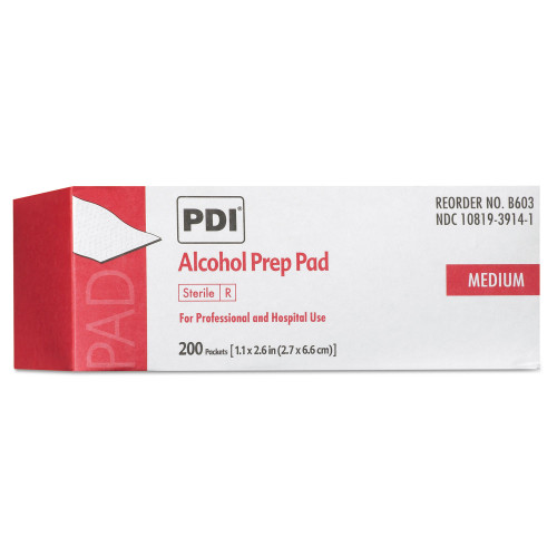 Sani PDI Alcohol Prep Pads， 200/Box (B60307) - Mycitystee