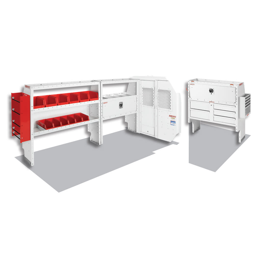 Electrical Contractor Package for Full-Size, 130 Inch Wheel Base Ford Transit Vans - Mycitystee