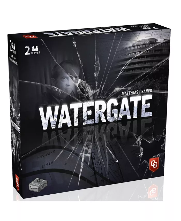 Capstone Games Watergate - Historical Strategy Board Game， 100 Pieces - Mycitystee
