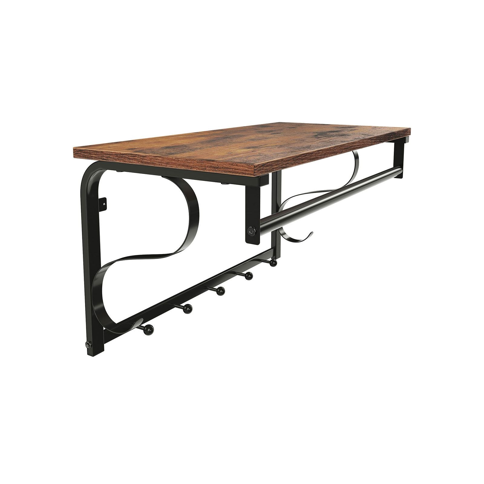 VASAGLE Vintage Floating Coat Shelves - Mycitystee