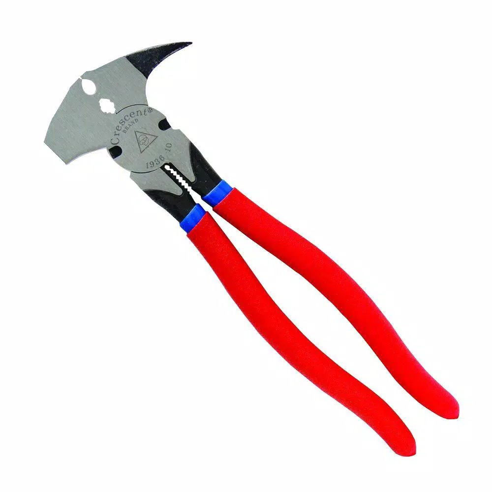 Crescent 10 in. Heavy-Duty Cushion Grip Fence Tool Pliers and#8211; XDC Depot - Mycitystee
