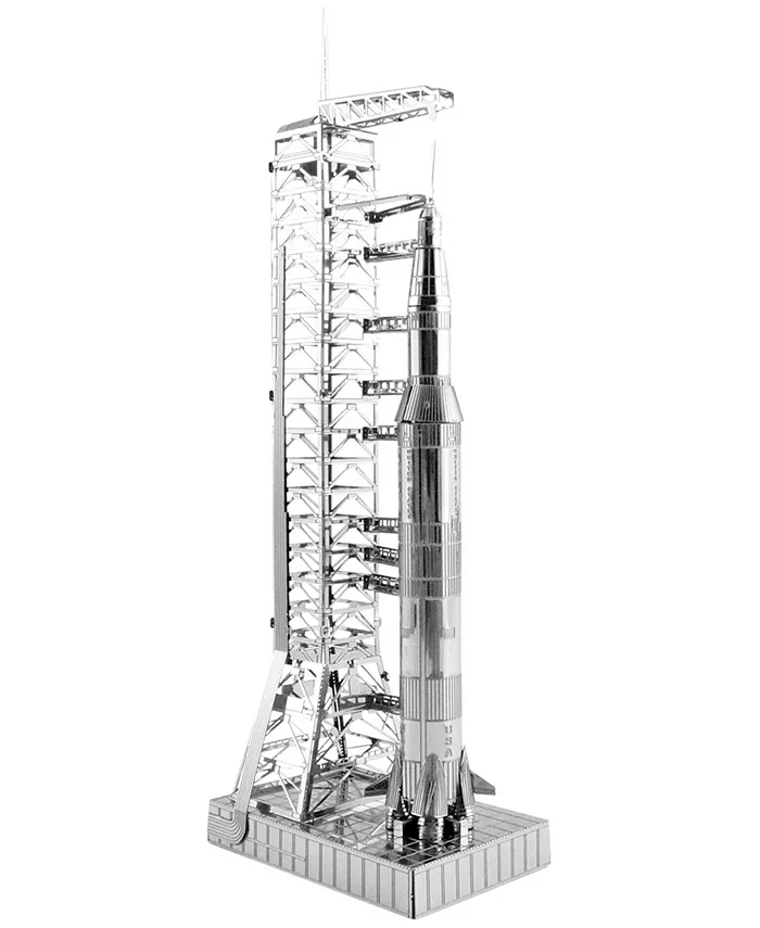 Fascinations Metal Earth 3D Metal Model Kit - Apollo 11 Saturn V - Mycitystee