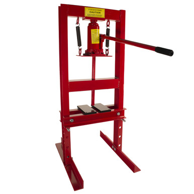 Dragway Tools 6-Ton Hydraulic Shop Press Benchtop with Plates H Frame - Mycitystee