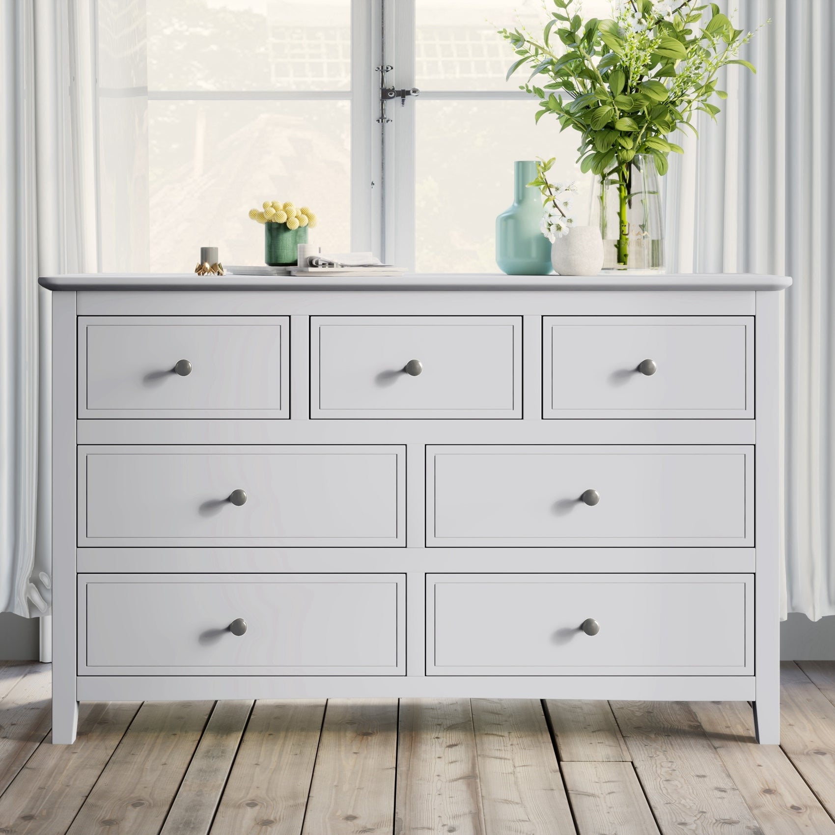7 Drawers Solid Wood Dresser - - 37961479 - Mycitystee