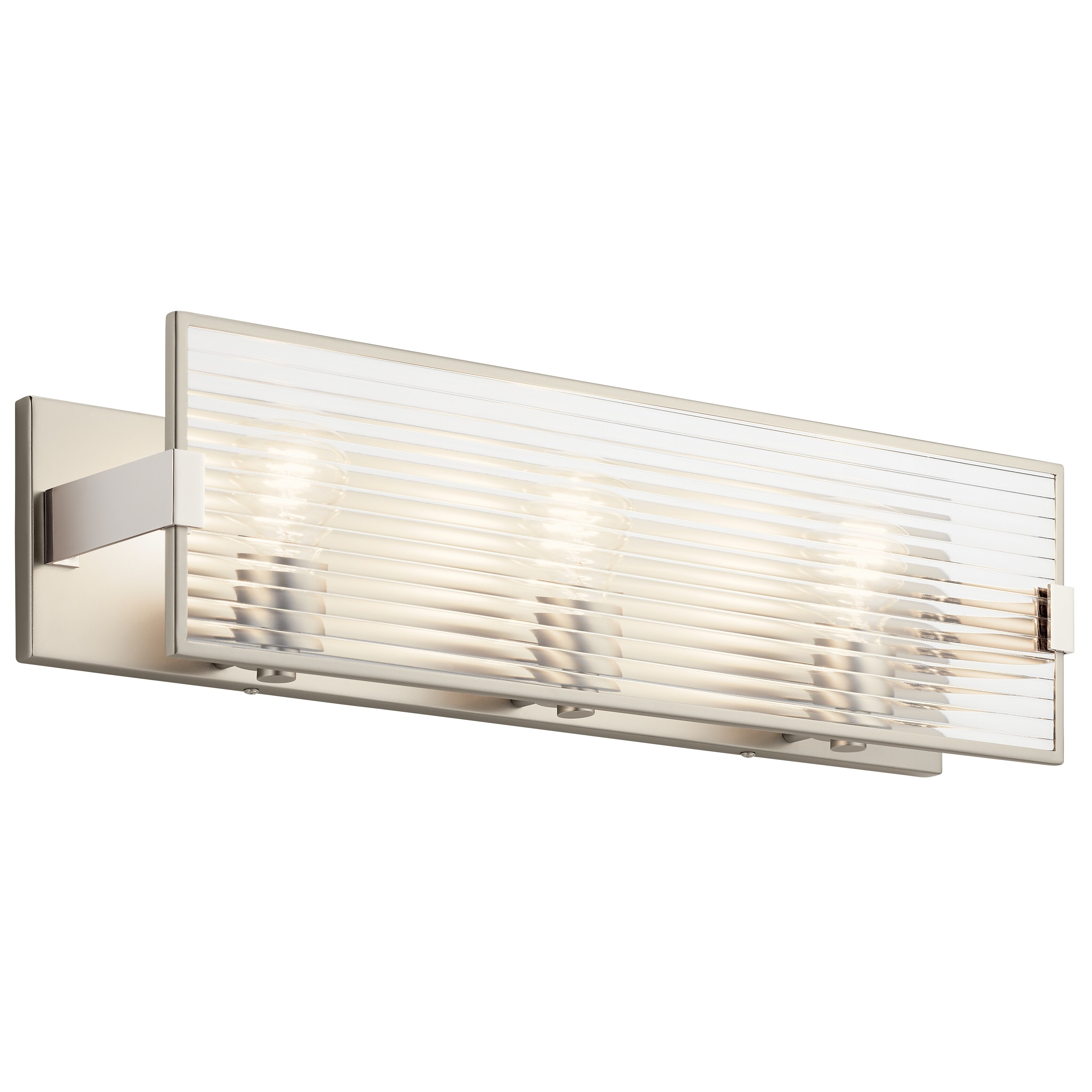 Kichler Lighting Logan 3-Light Vanity Light Satin Nickel - Mycitystee