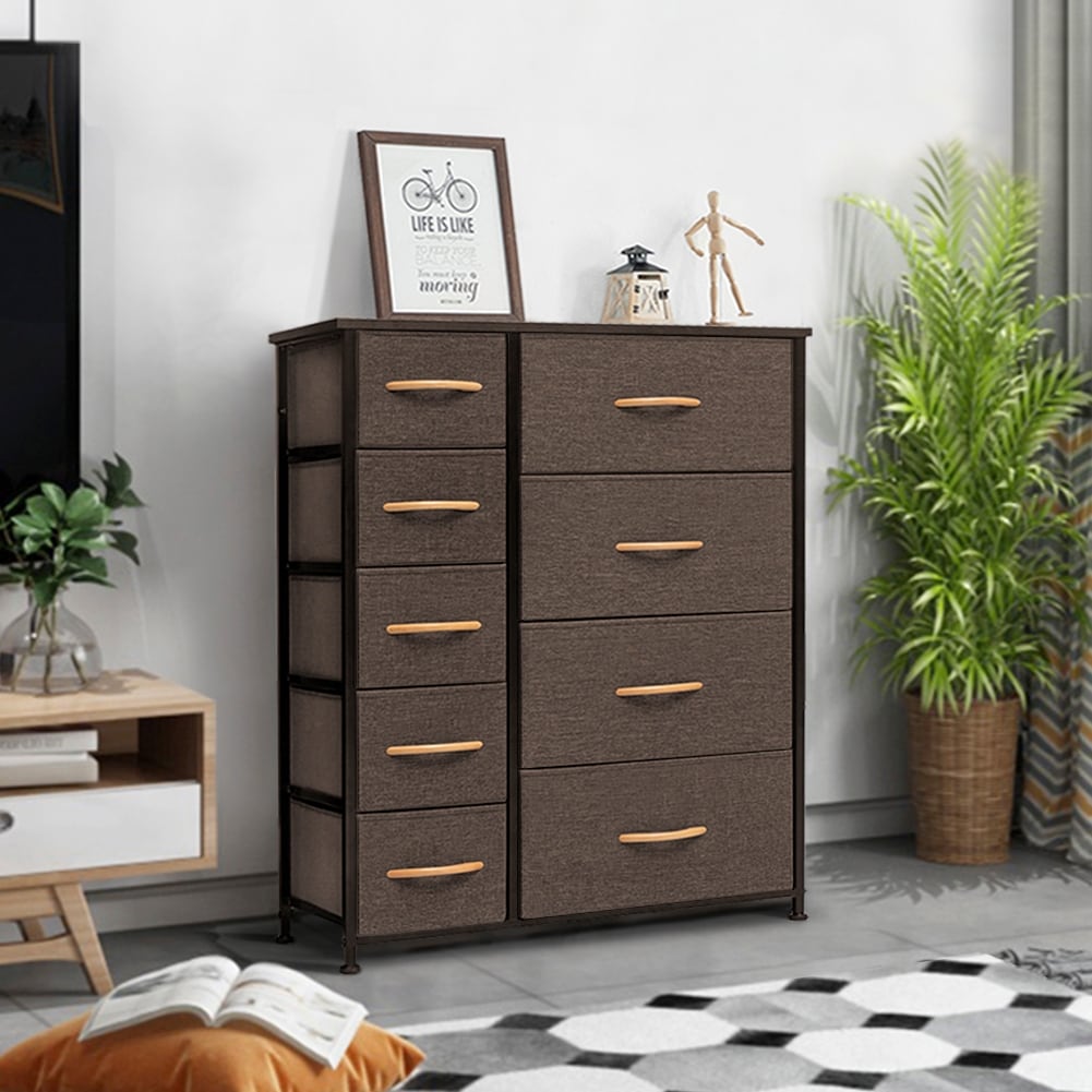 Vertical Dresser Storage Tower 9-drawer Chest Organizer Unit for Home - - 32166256 - Mycitystee