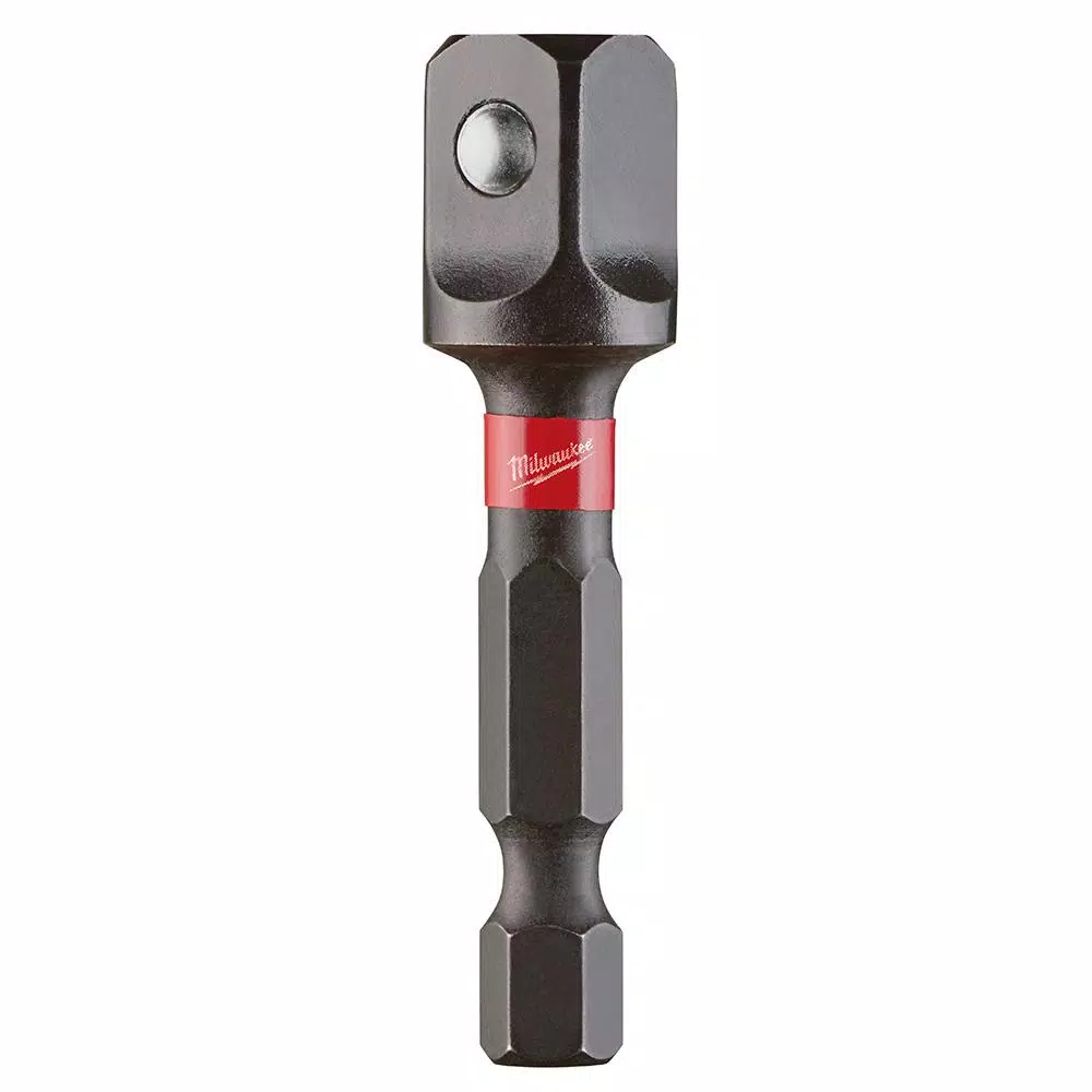 Milwaukee 1/4 in. x 3/8 in. Steel Square Socket Adapter and#8211; XDC Depot - Mycitystee