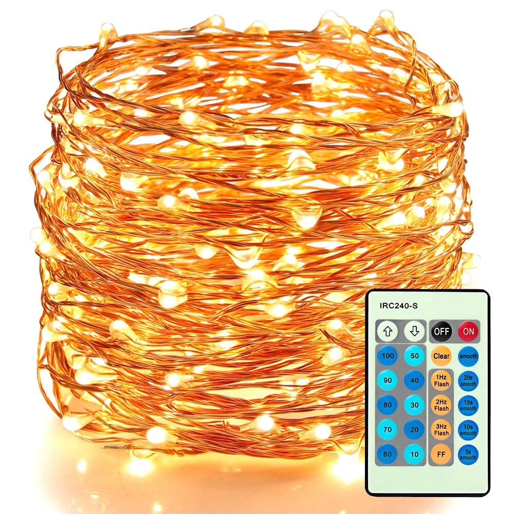 LED Decorative Fairy String Lights 66ft 200 LEDs - Medium Shopping - The Best Deals on String Lights | 33558928 - Mycitystee