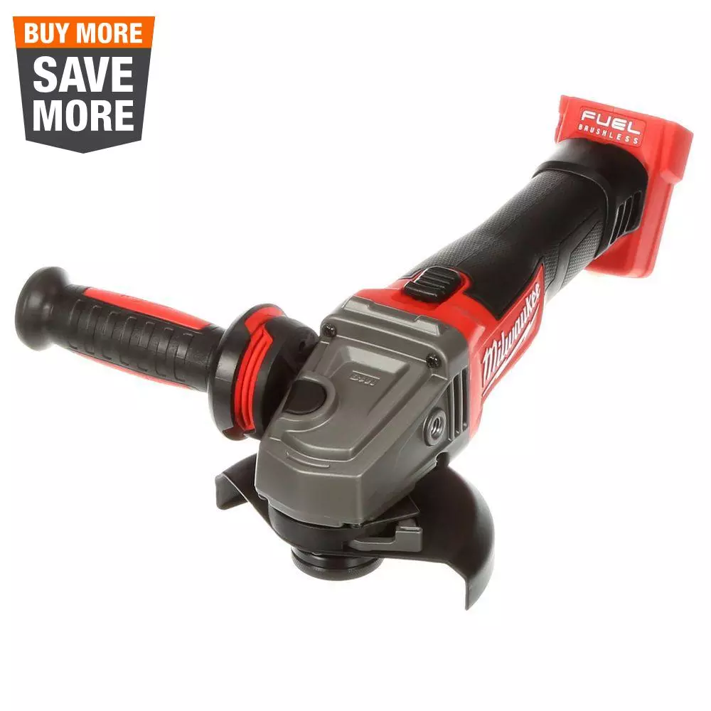 Milwaukee M18 FUEL 18-Volt Lithium-Ion Brushless Cordless 4-1/2 in./5 in. Grinder with Slide Switch (Tool-Only) and#8211; XDC Depot - Mycitystee