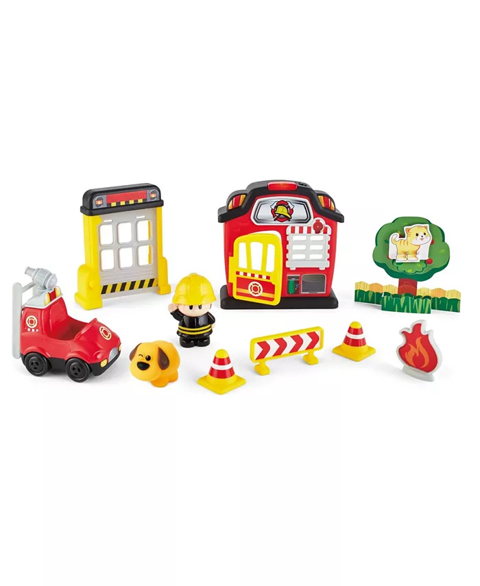 EPOCH Everlasting Play Koozie - Lights 'N Sounds Fire Station， Set of 12 - Mycitystee