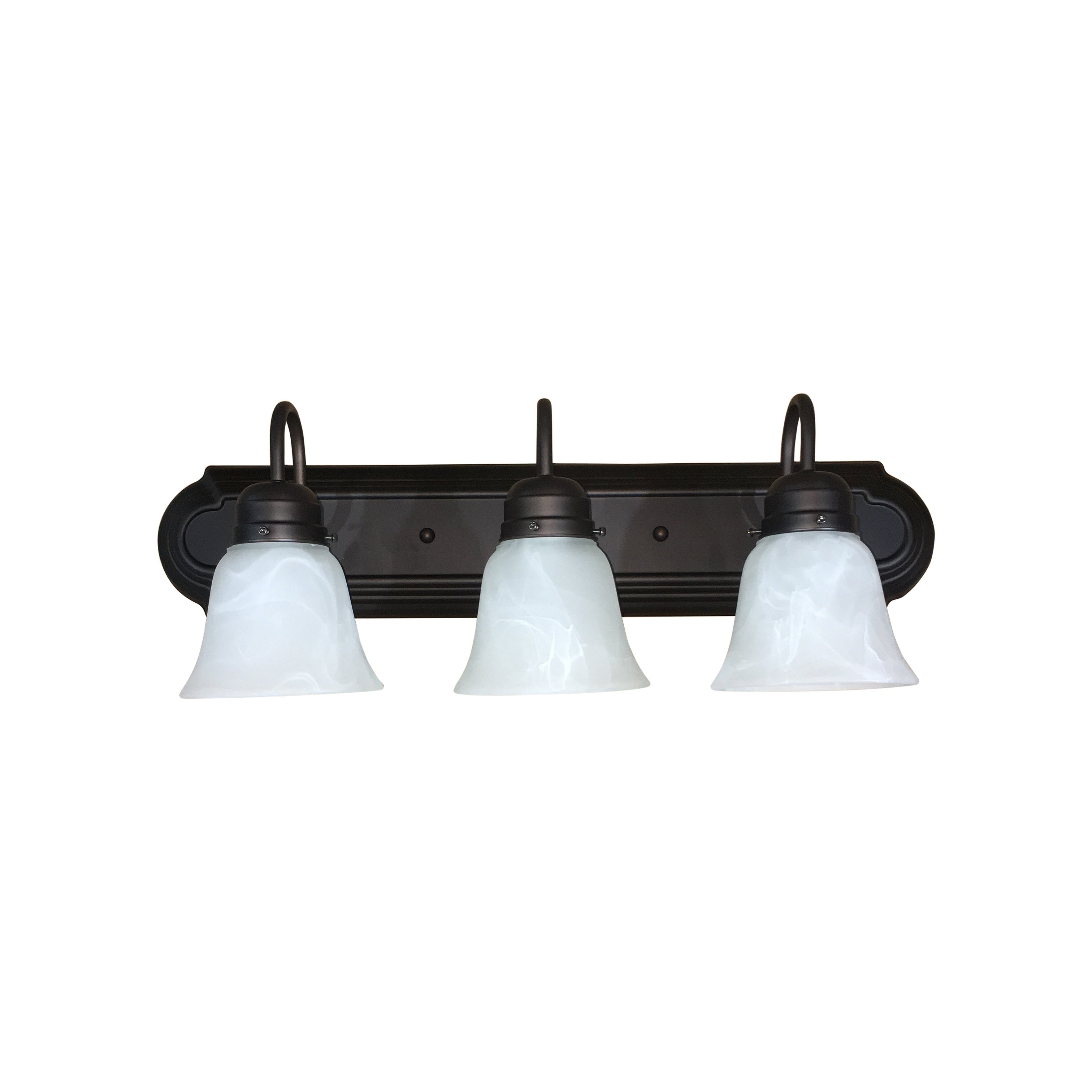 AA Warehousing Monica 3 Light Vanity light in Oil Rubbed Bronze - Mycitystee
