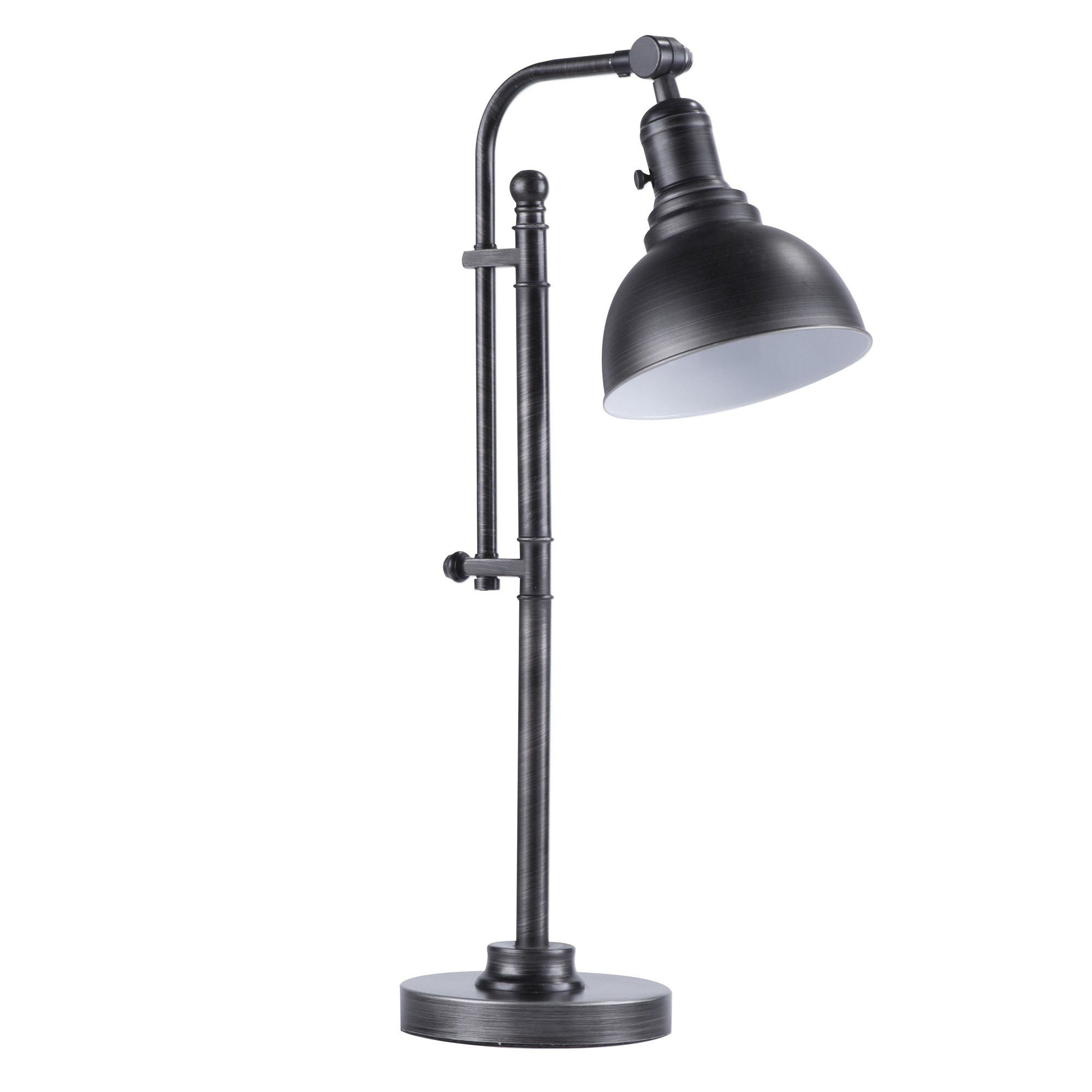 Lumisource Emery Industrial Table Lamp in Antique Silver - 17