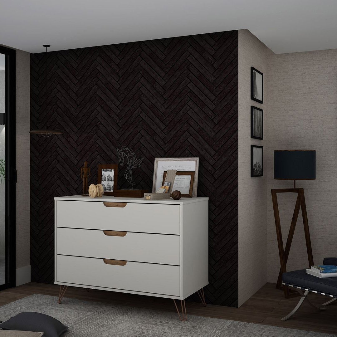 Carson Carrington Bandene Mid-century Modern 3-drawer Dresser - - 28772592 - Mycitystee