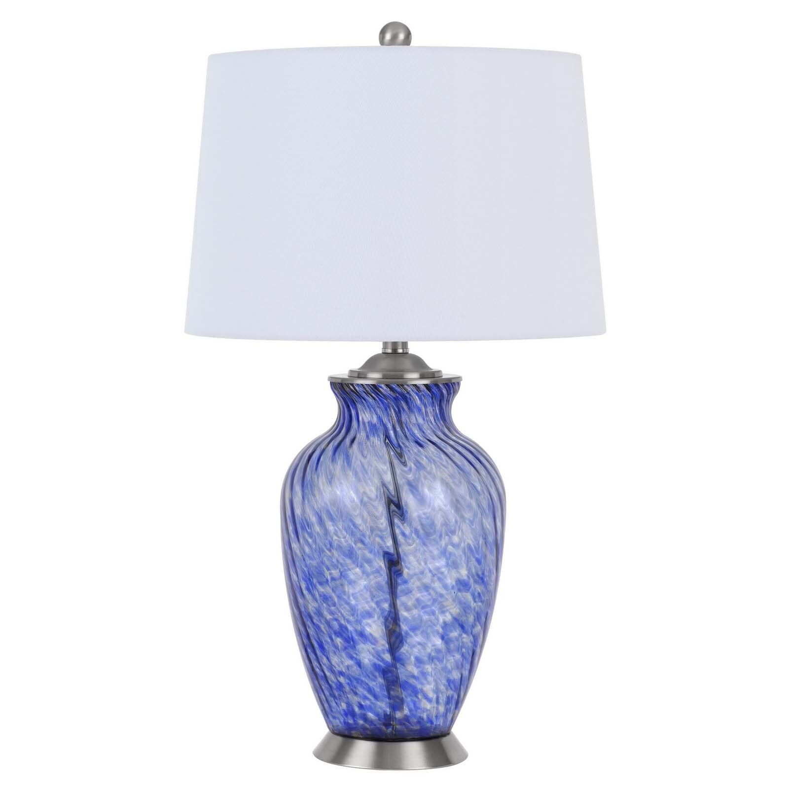 Ashland Blue Metal Table Lamp - Mycitystee