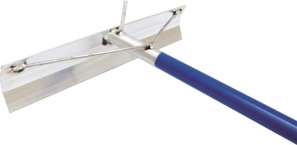 19-1/2 In. x 4 In. Aluminum Concrete Placer with Hook and Welded Handle - Mycitystee