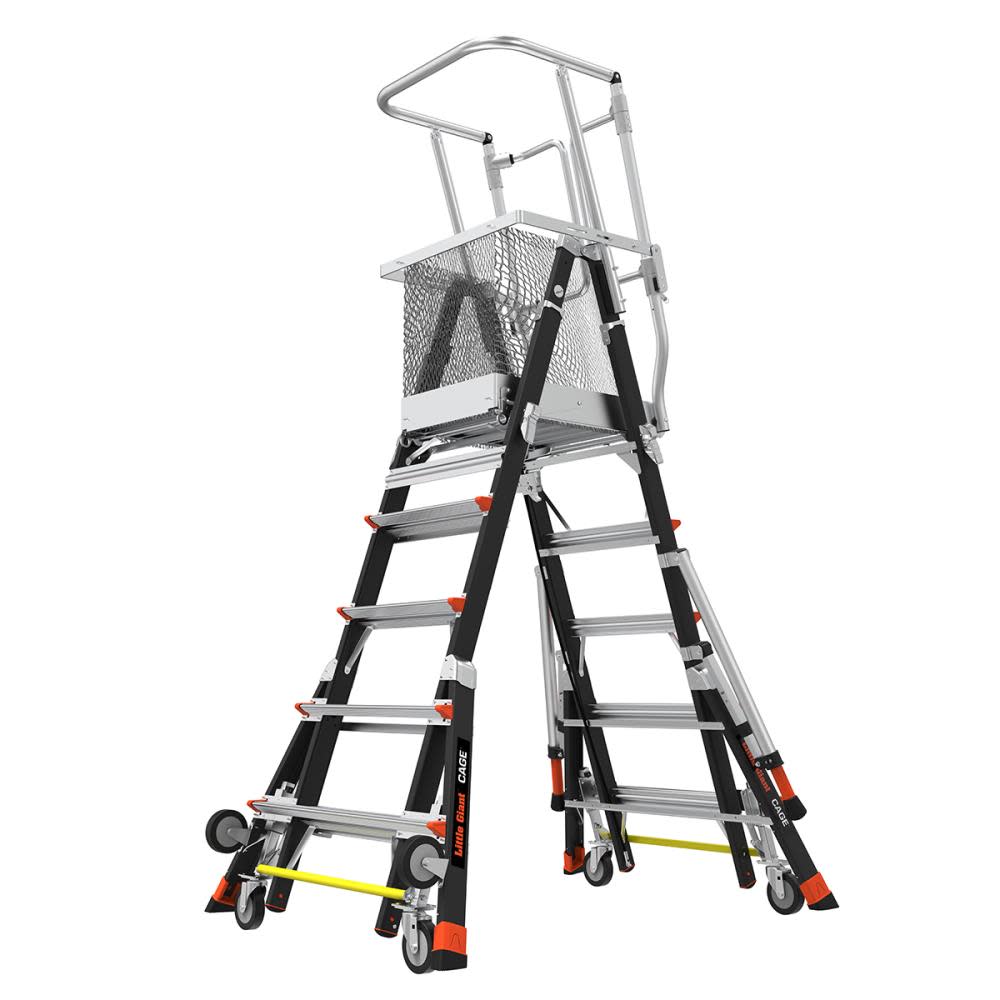 Little Giant Adjustable Safety Cage Type 1AA 5-9 Ft. - Mycitystee