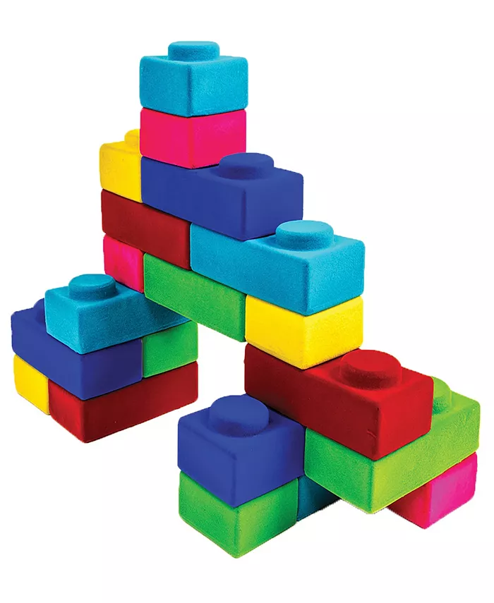 Rubbabu Rubbablox Basix Natural Rubber Foam Blocks - Mycitystee