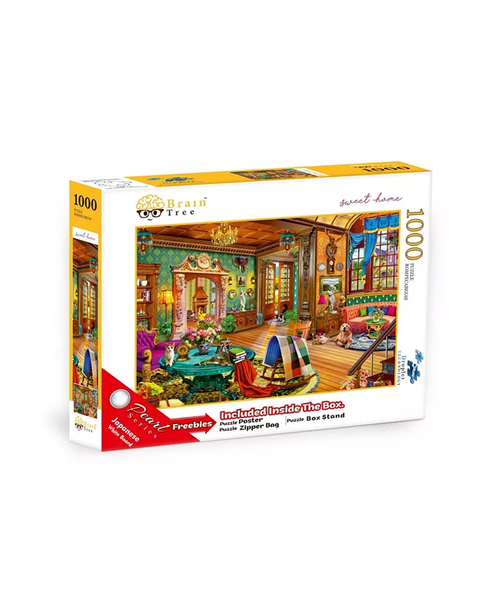 Brain Tree Games Sweet Home 1000 Piece Jigsaw Puzzle - Mycitystee