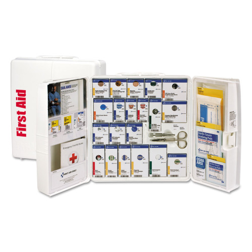 First Aid Only ANSI 2015 SmartCompliance First Aid Station， 50 People， 202 Pieces (90580) - Mycitystee