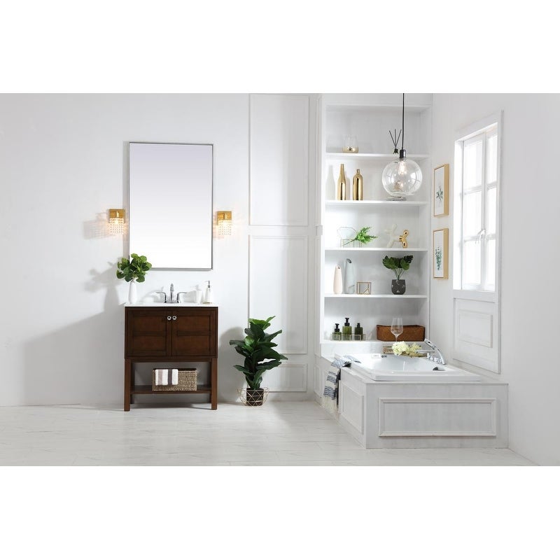 Olivia 1-Light Clear Crystals Wall Sconce - Mycitystee