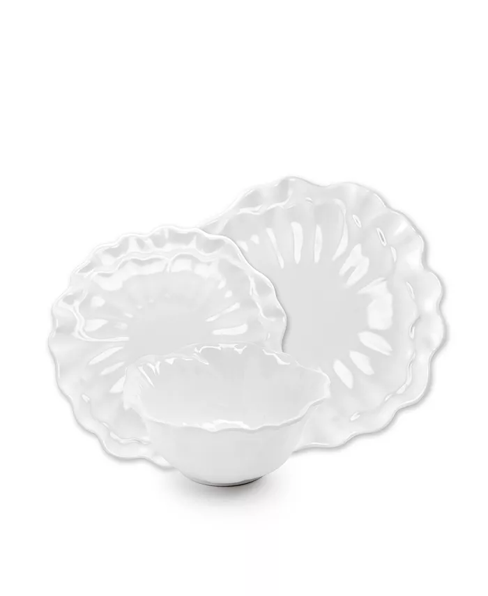 Q Squared Peony Melamine 12 PC Set - Mycitystee