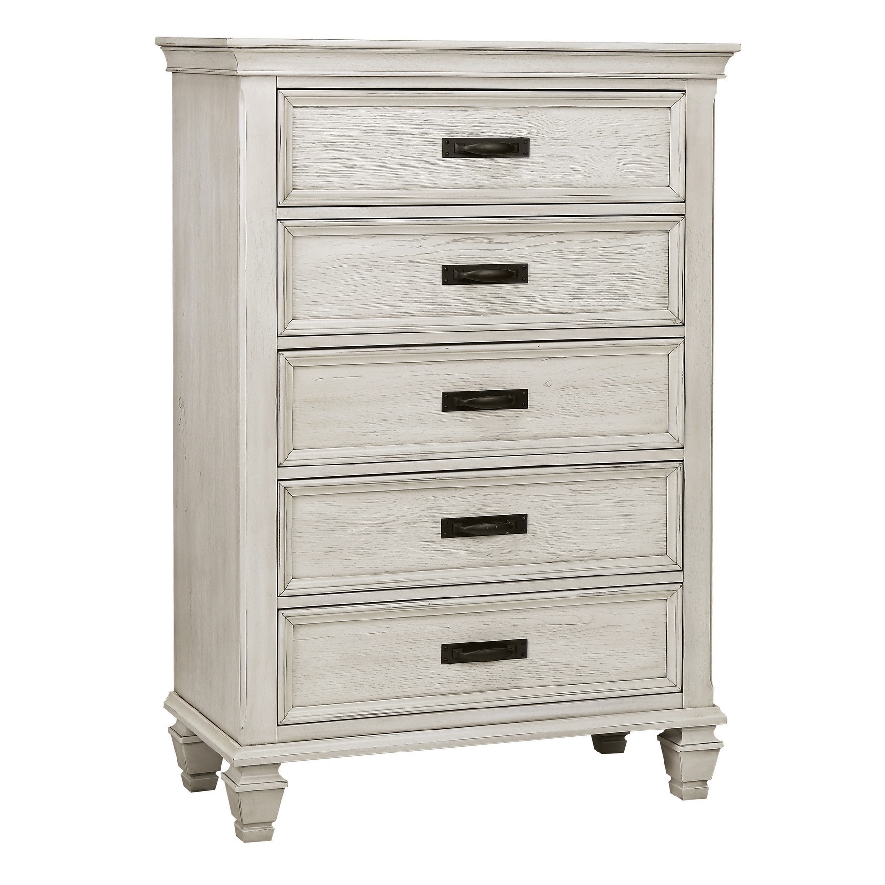 Coaster Furniture Franco Antique White 5-drawer Chest - - 20875324 - Mycitystee