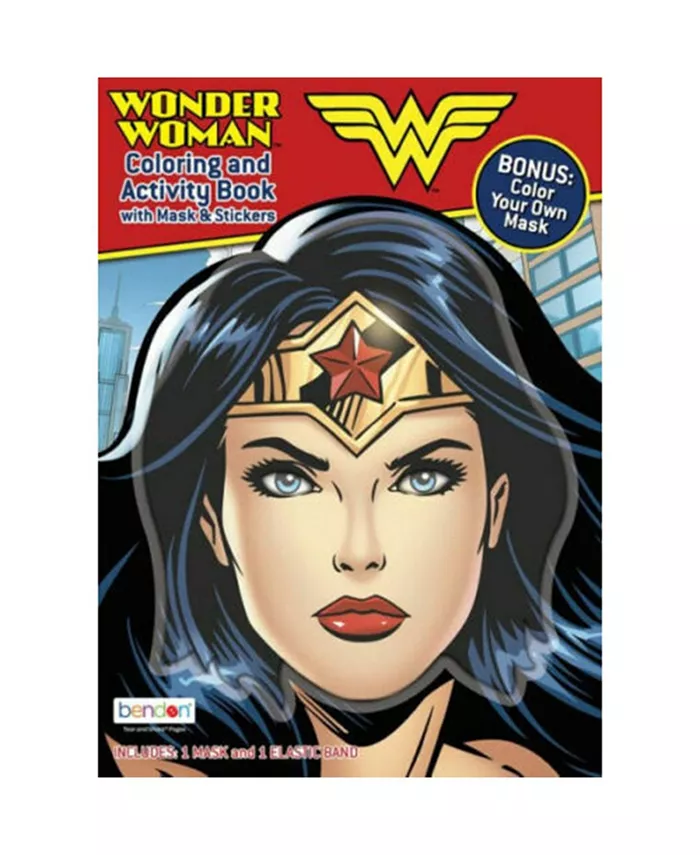 Bendon Wonder Woman Coloring And Activity Book - Mycitystee
