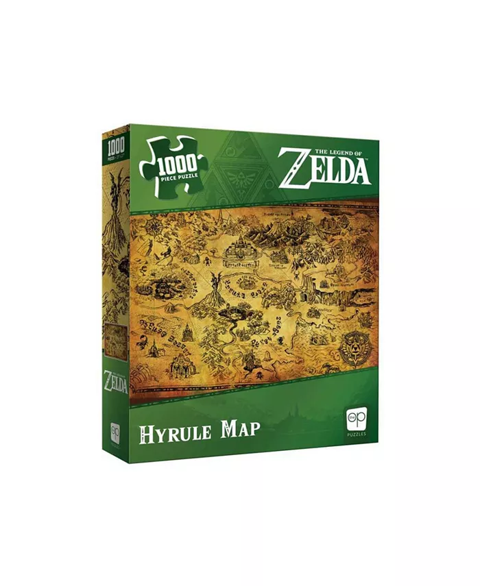 USAopoly Legend Of Zelda Hyrule Map 1000 Piece Puzzle - Mycitystee