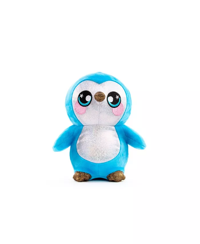 First and Main Squeezamals 3Deez Deluxe Stuffed Animals， Slow-Rise Foam， Booboo The Penguin - Mycitystee