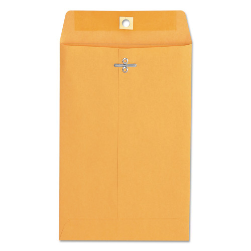 Universal Kraft Clasp Envelope， #55， Square， Clasp/Gummed Closure， 6 x 9， Brown Kraft， 100/Box (35260) - Mycitystee