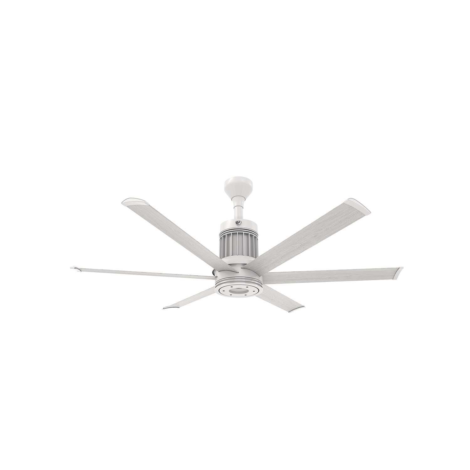60-Inch i6 Ceiling Fan Universal Mount W/6-Inch Ext Tube and LED Driftwood by Big Ass Fans - Mycitystee