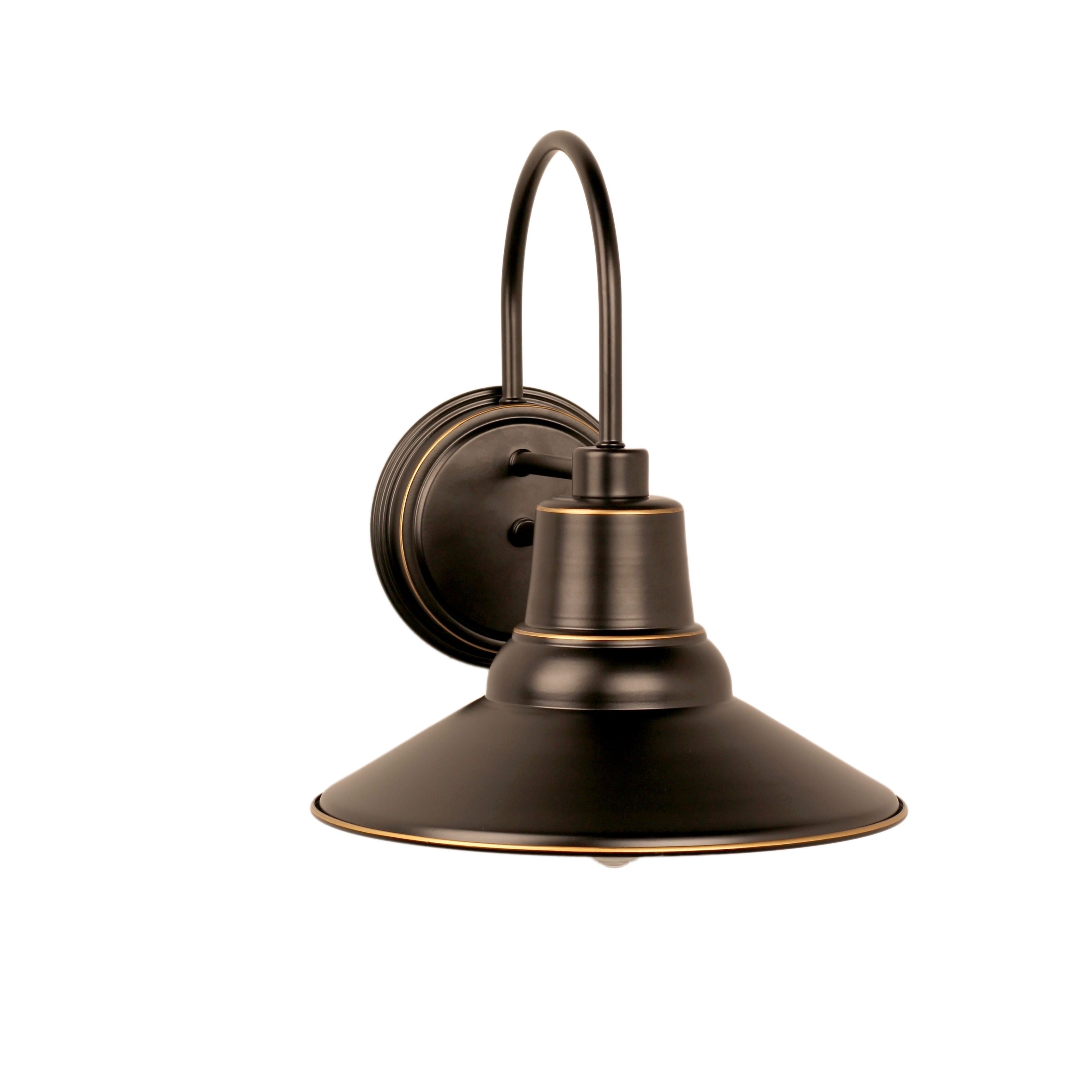 Shelby 1 Light Exterior Wall light in Imperial Black Shopping - The Best Deals on Outdoor Barn Lights | 24805196 - Mycitystee
